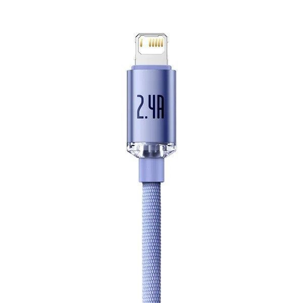 Кабель Baseus Cafule USB-A/Lightning 2.4A (1.2 м) (Purple) 35102 фото