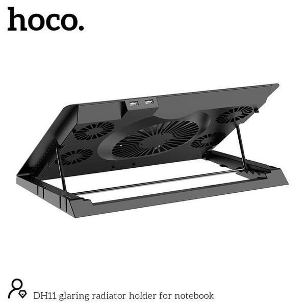 Подставка с охлаждением кулер для Ноутбука HOCO DH11 с RGB подсветкой 2503535995 фото
