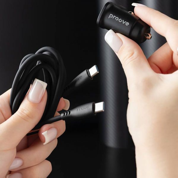 АЗП Proove Flash 30W + Cable Автомобільний зарядний пристрій з кабелем 60075 фото