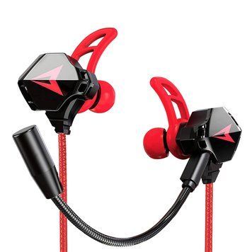 Игровые наушники вкладыши проводные телефона смартфона с микрофоном для игр 3,5 мм G901 2251279671 фото