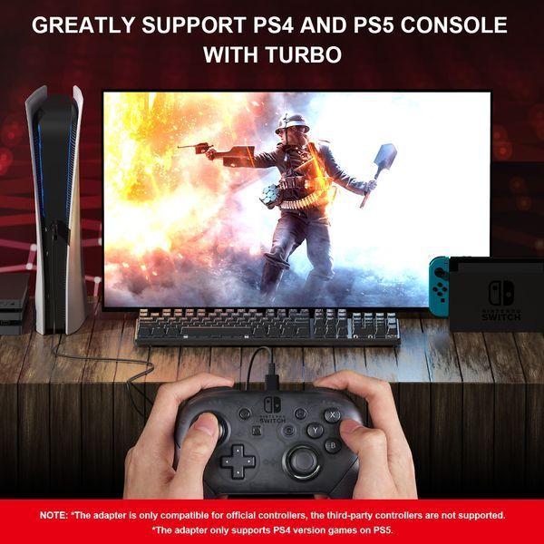 Дротовий донгл для геймпада джойстика BIGBIG WON R90 для консолей PS5 PS4 Switch PC 2429447278 фото