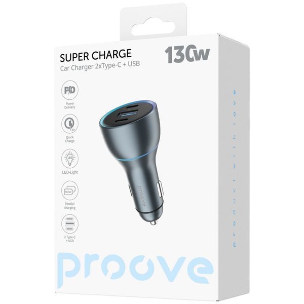 АЗП Proove Super Charge 130W Автомобільний зарядний пристрій 51263 фото