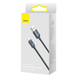 Кабель телефона смартфона планшета Baseus USB to Type-C 100W швидка зарядка 1.2 м CAJY000401 2261242084 фото 7