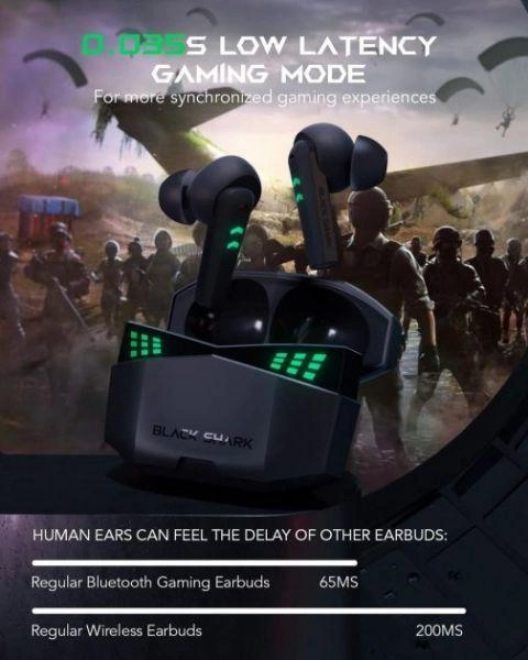 Игровые беспроводные наушники Black Shark Lucifer T6 BS-T6 гарнитура с низкой задержкой звука TWS Bluetooth 2140765304 фото