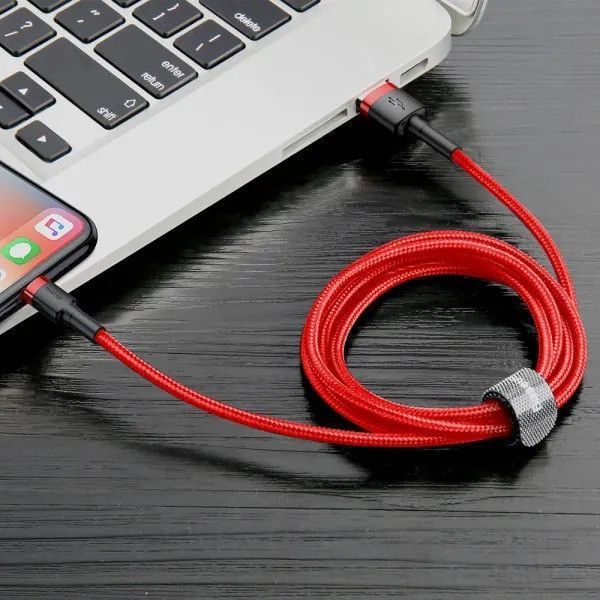 Кабель Baseus Cafule USB-A-Lightning 1.5A (2м) 25-52-03 фото