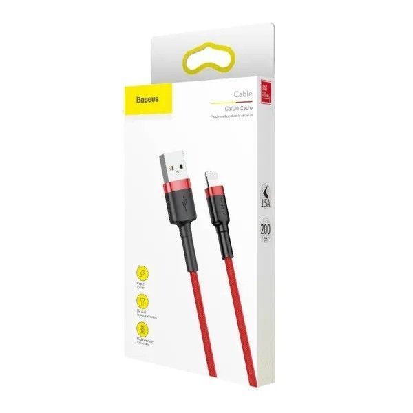 Кабель Baseus Cafule USB-A-Lightning 1.5A (2м) 25-52-03 фото