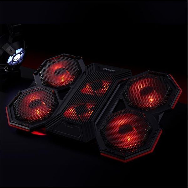 MARVO FN-41 Підставка-кулер для ноутбука |9-17.3" 2xUSB LED| 2503536001 фото