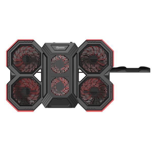 MARVO FN-41 Підставка-кулер для ноутбука |9-17.3" 2xUSB LED| 2503536001 фото