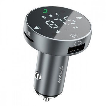 АЗП PROOVE FM Launcher Sound Sync 30W Автомобільний зарядний пристрій 50880 фото