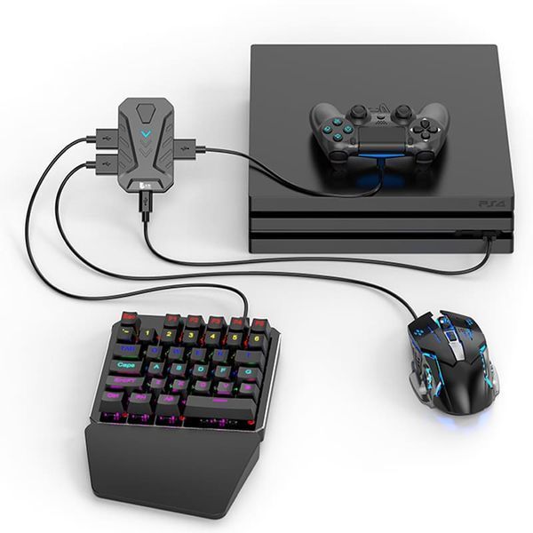 Набір з конвертером для смартфона та планшета Gamwing Combo Pack Master 2: Конвертер Aimzenix Mix Master + Клавіатура G7 + мишка GM86 2135563135 фото