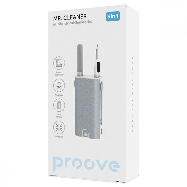 Багатофункціональний набір Proove Mr. Cleaner 5в1 для чищення гаджетів 2508100152 фото