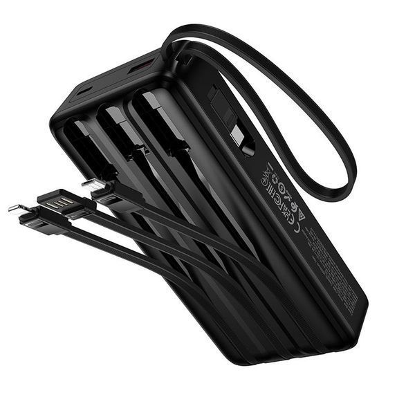 Повербанк HOCO Founder J156A 22.5W 20000mAh со встроенными кабелями 24440 фото