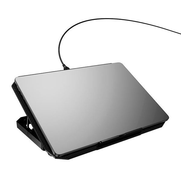 HOCO GA4 Охлаждающая подставка-кулер для ноутбука |до 17" 2USB 17-59-66 фото