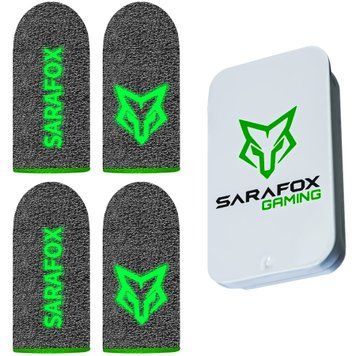 Ігрові напальчники Sarafox V9 Glows-in-Dark (2 пари 4 шт.) + бокс 2074132737 фото