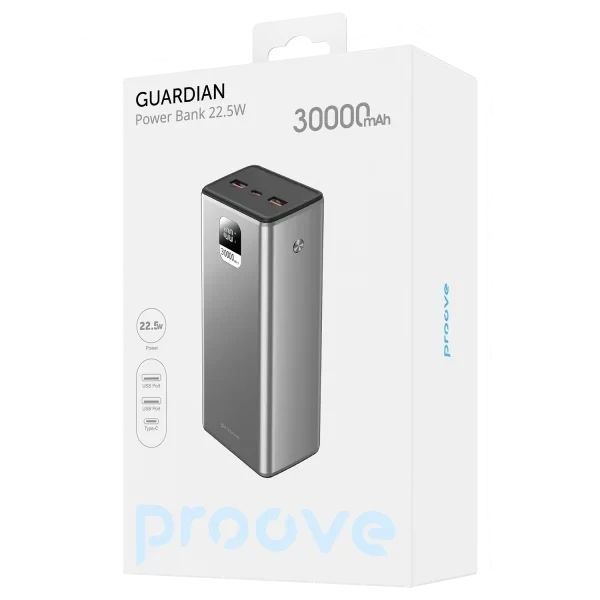 Повербанк Proove Guardian 22.5W 30000mAh 54270 фото