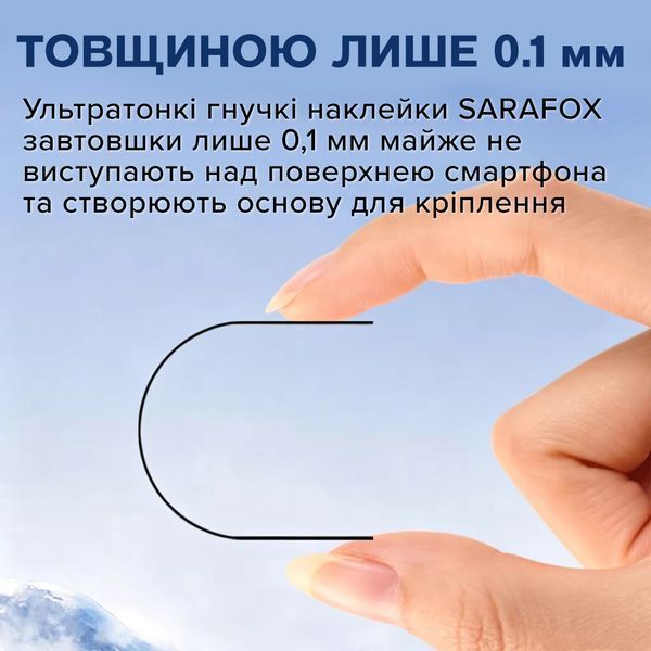 Магнітні теплопровідні наклейки SARAFOX 0,1 мм (2 шт.) 27873 фото