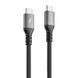 Кабель Proove ReGen Silicone Type-C/Type-C 60W (2м) (Black) 58083 фото 1
