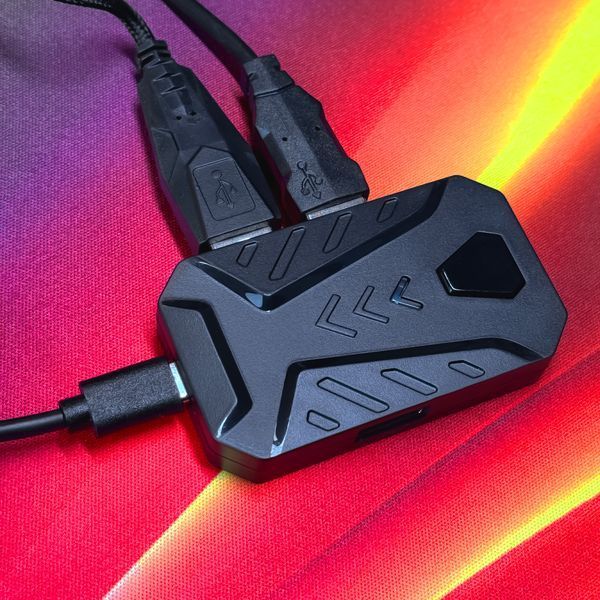 Набор Gamwing: Mix Pro игровой адаптер конвертер переходник для подключения клавиатуры и мыши + кейпад К13 + мышь G4 + подставка 25058 фото