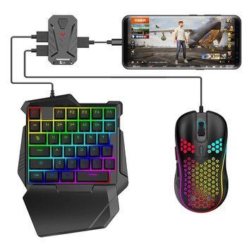 Набор с конвертером для смартфона и планшета Gamwing Combo Pack Lite 1: Конвертер Mix Lite + Клавиатура G7 + мышка GM86 2134988742 фото