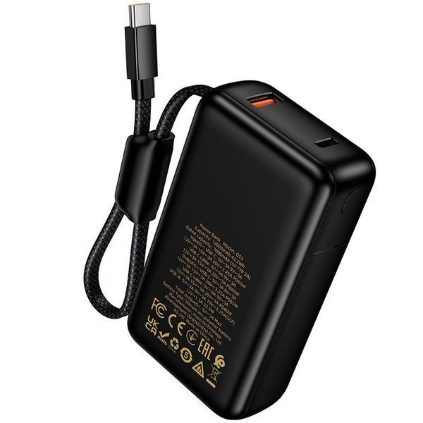 Повербанк HOCO Skillful Q53 65W 12000mAh со встроенным кабелем 24450 фото