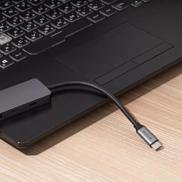 Type-C хаб Proove Iron Link 7-в-1 (2хType-C + 2хUSB3.0 + HDMI + SD/TF) 57730 фото