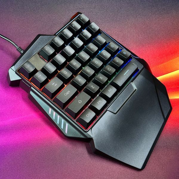 Набор Gamwing: Mix Pro игровой адаптер конвертер переходник для подключения клавиатуры и мыши + кейпад GM86 + мышь G7 + подставка 25057 фото