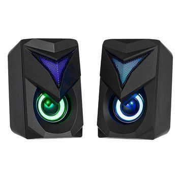 Колонки акустика для компьютера ПК XTRIKE ME Gaming speaker SK-405 RGB, 3Wx2, 3.5mm + USB 25-52-09 фото