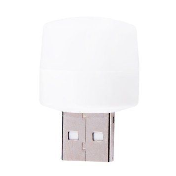 USB LED лампа 1W 6500k для повербанку ноутбуку ПК (White light) 38528 фото