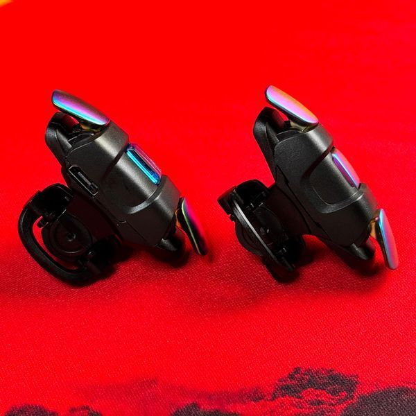 Игровые триггеры Coloureds Pro импульсные со свитчем с макросом (Black) 1325212037 фото