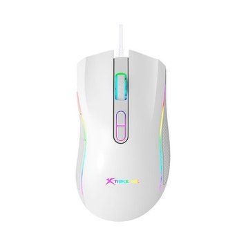 Ігрова миша провідна комп'ютерна для ігор XTRIKE ME programmable GM-314 WH wired mouse 800-7200 6 dpi 2503535638 фото
