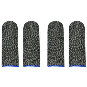 Ігрові напальчники Grey Fiber еластична легка версія 4 шт для гри на телефоні pubg standoff 2 1612153388 фото