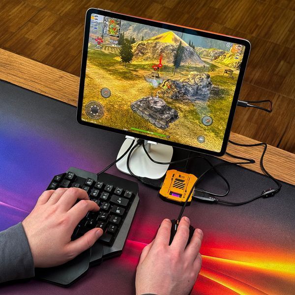 Набор Gamwing: M10 игровой адаптер конвертер для игр нативно поддерживающих геймпад для iOS Android + кейпад K12x + мышь G5 25054 фото