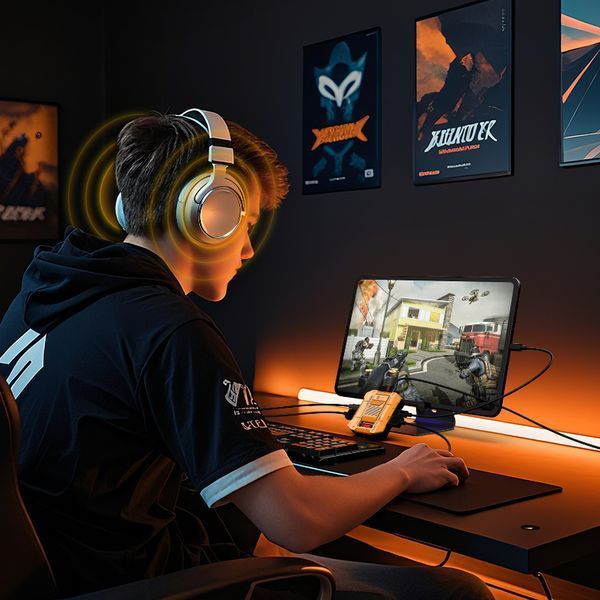 Набор Gamwing: M10 игровой адаптер конвертер для игр нативно поддерживающих геймпад для iOS Android + кейпад K12x + мышь G5 25054 фото