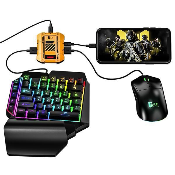 Набор Gamwing: M10 игровой адаптер конвертер для игр нативно поддерживающих геймпад для iOS Android + кейпад K12x + мышь G5 25054 фото