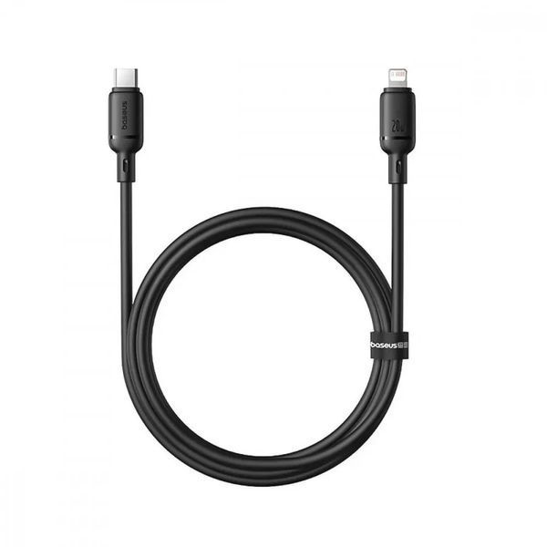 Кабель Baseus Silky Series Fast Charging Type-C/Lightning 20W (2м) (Black) 61504 фото