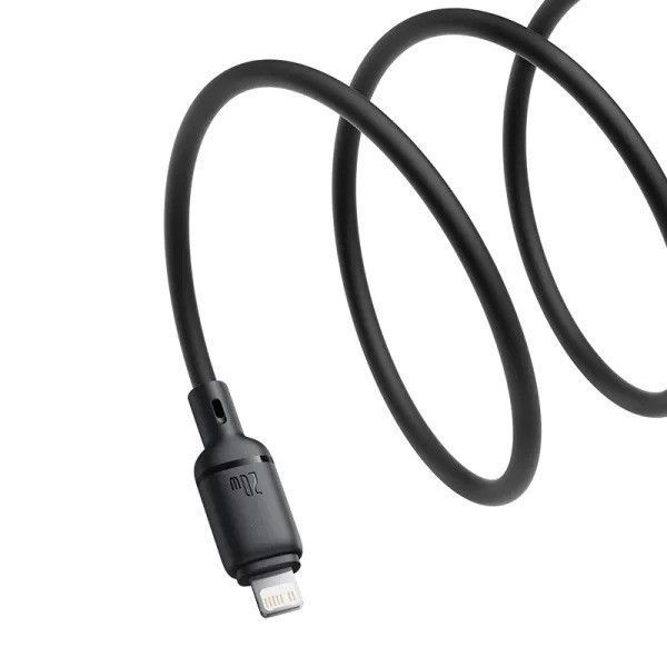 Кабель Baseus Silky Series Fast Charging Type-C/Lightning 20W (2м) (Black) 61504 фото