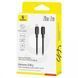 Кабель Baseus Silky Series Fast Charging Type-C/Lightning 20W (2м) (Black) 61504 фото 5
