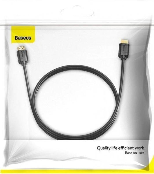 Кабель HDMI для монітора консолей телевізора пк Baseus Cafule HDMI 1m (CAKGQ-A01) 2272495373 фото