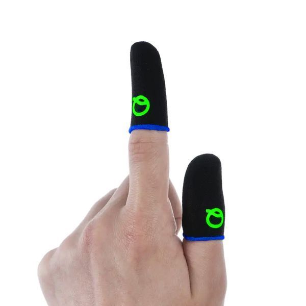 Игровые напальчники Flash Q карбон Glows-in-Dark (1 пара 2 шт) (Blue) 1846207652 фото